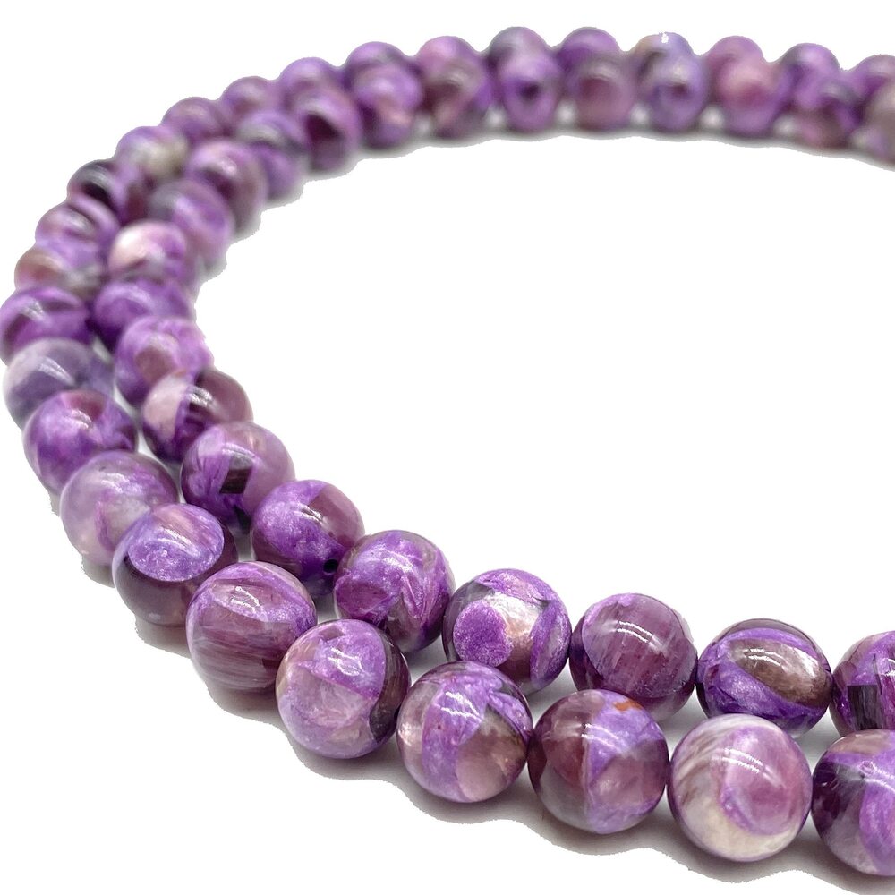 8079 ABCGEMS Minas-Gerais Purple Mica Muscovite Beads from Brazil Extremely